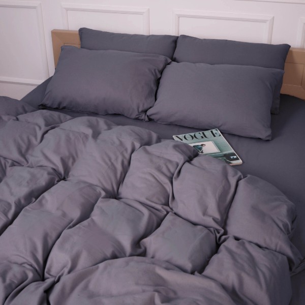 Фото - Комплект постільної білизни дитячий MirSon Фланель 001 Ash grey 110х140 (2200009648205)